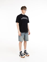 DYAD Boxy T-shirt with raised print DYAD - black