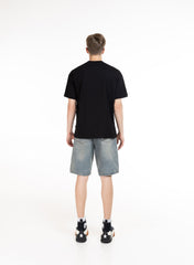 DYAD Boxy T-shirt with raised print DYAD - black