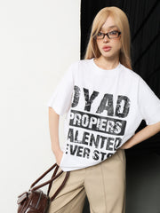 DYAD Boxy T-shirt Talented - White