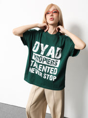 DYAD Boxy T-shirt Talented - Green