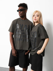 DYAD Boxy T-shirt Talented - Dark gray