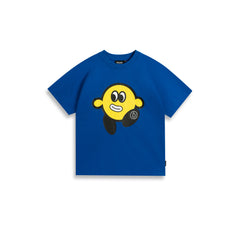 DYAD T-shirt with a smiley face design - Blue
