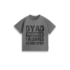 DYAD Boxy T-shirt Talented - Light gray
