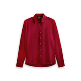 Premium Silk Shirt - Red