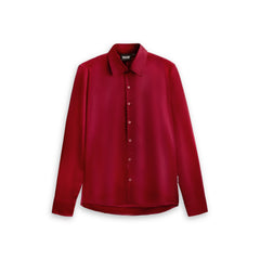 Premium Silk Shirt - Red