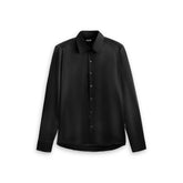 Premium Silk Shirt - black