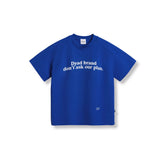 DYAD Boxy T-shirt with raised print DYAD - blue