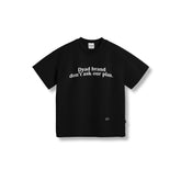 DYAD Boxy T-shirt with raised print DYAD - black