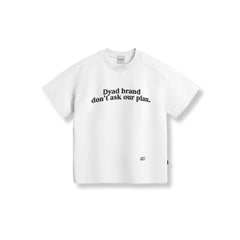 DYAD Boxy T-shirt with raised print DYAD - white
