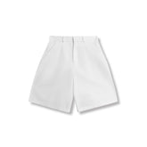 DYAD Short pants, over knee, kaki material - white