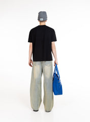 DYAD Printed Boxy Fit T-Shirt - black