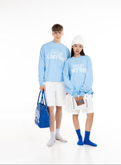 DYAD Long- sleeve embossed T-shirt DYAD - blue