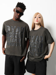DYAD Boxy T-shirt Talented - Dark gray