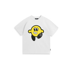 DYAD T-shirt with a smiley face design - White